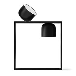 Lampa Gaku, design Nendo, lakované dřevo a polykarbonát